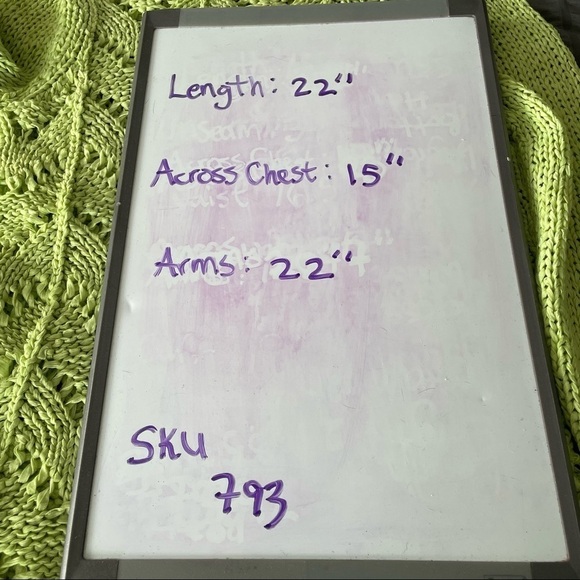 Chicos green grandmacore coastal farmhouse chic long sleeve knit sweater - Picture 6 of 6